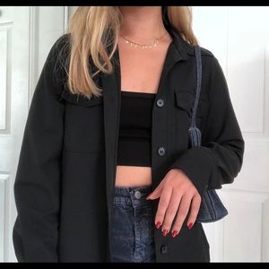 Zara Black Button-up